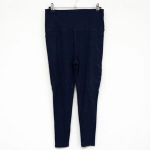 Beyond Yoga Deep Blue High-Waisted Leggings